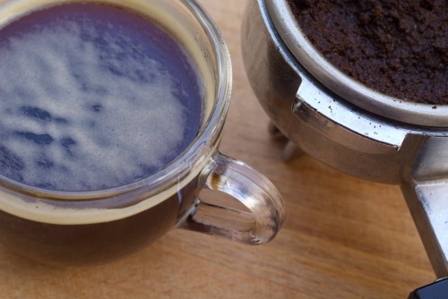 freshly brewed espresso