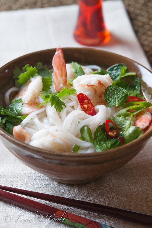 Vietnamese Noodle Prawn Soup
