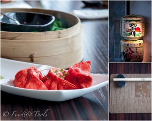 Japanese restaurant and dumplings