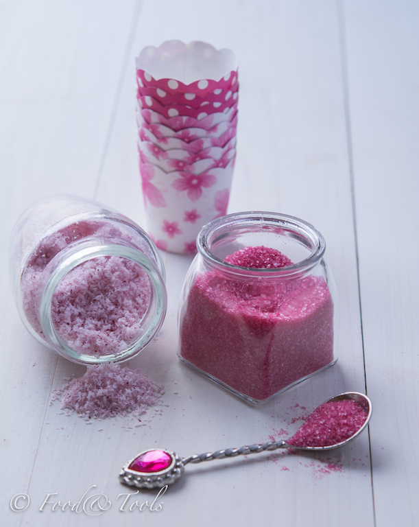 In My Kitchen_October_2014 Pink Coloured Jars of Sugar and Coconut/ Pink Baking Cups