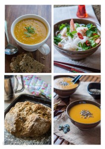 Collection of Soups and Soda Bread