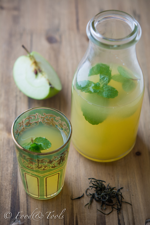 Iced Green Tea_ Fresh Apple Juice_Mint-5394