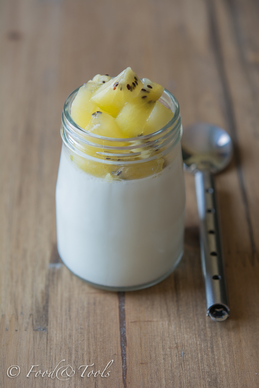 Homemade Yogurt with Golden Kiwifruit