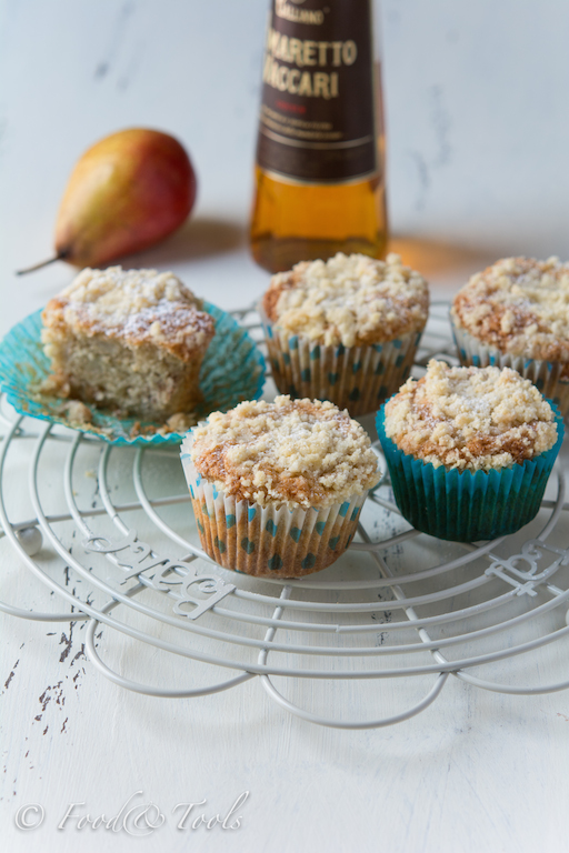 Pear and Amaretto Muffins