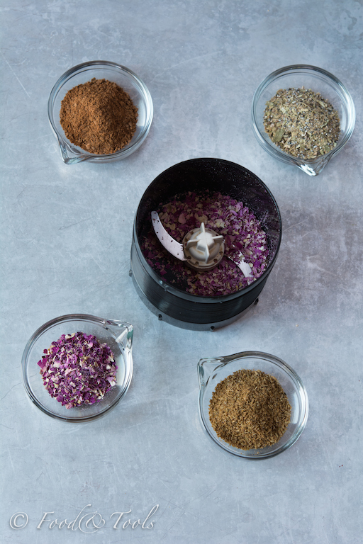 Persian Spice Mix and Spice Grinder