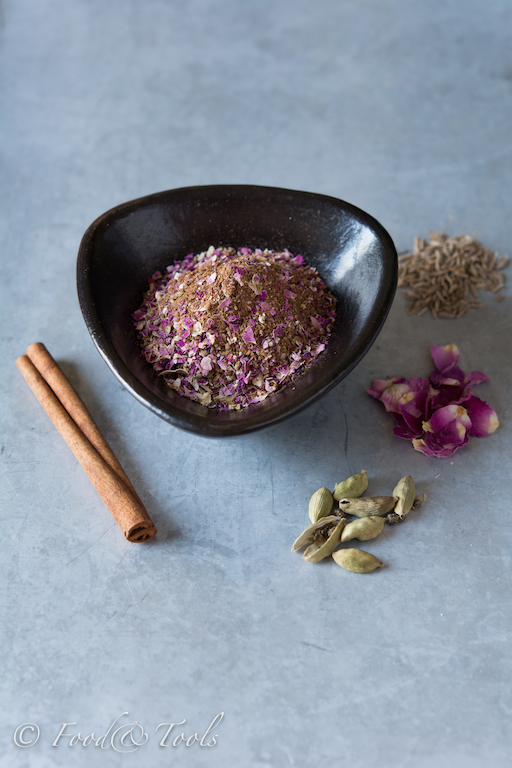 Persian Spice Mix-rose petals,cumin,cinnamon and cardamon