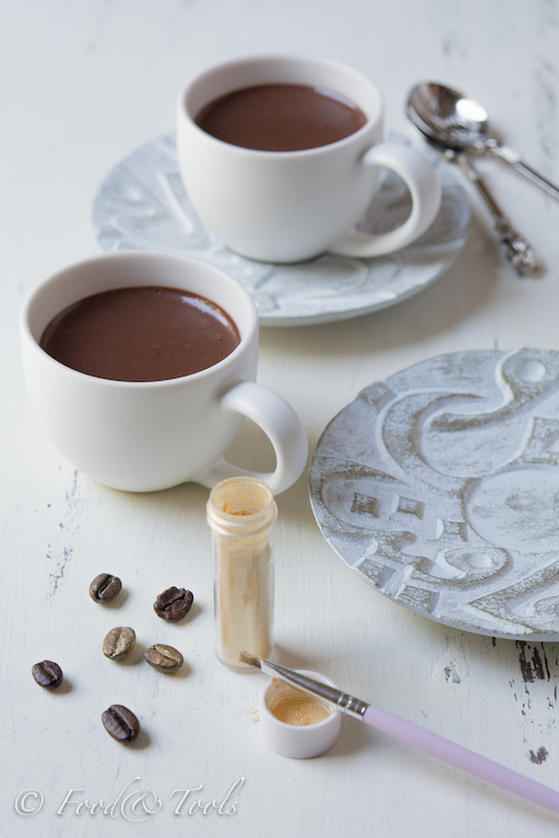 Espresso Cups with Chocolate and Coffee Cream*