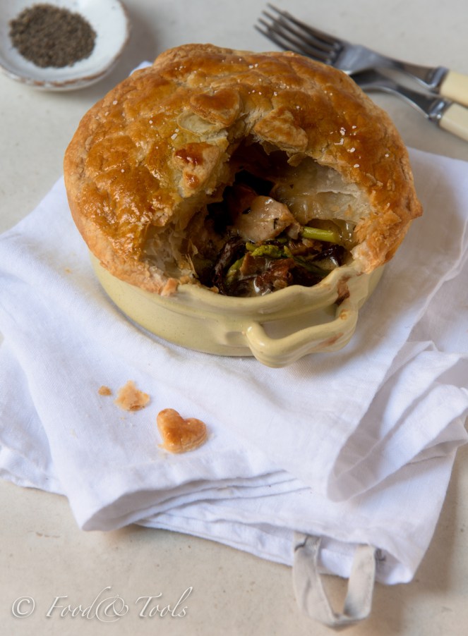 chicken and mushroom pie